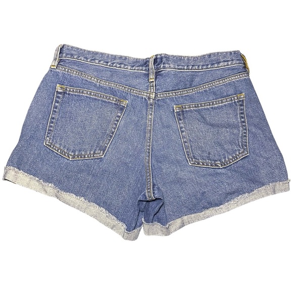 J. Crew Factory Blue Jean Rolled Shorts Women’s - Picture 5 of 9